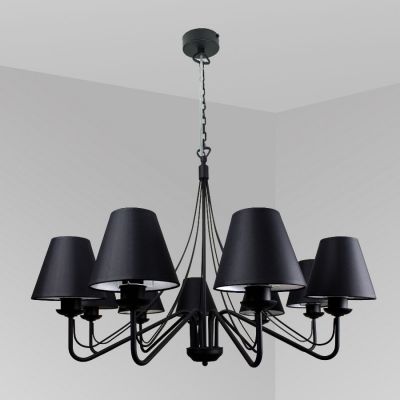 Suspension lamp Night Lviv black