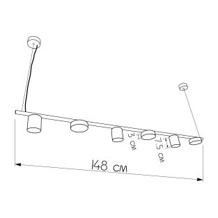Suspension lamp Rank