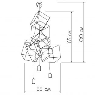 Suspension lamp Chaos