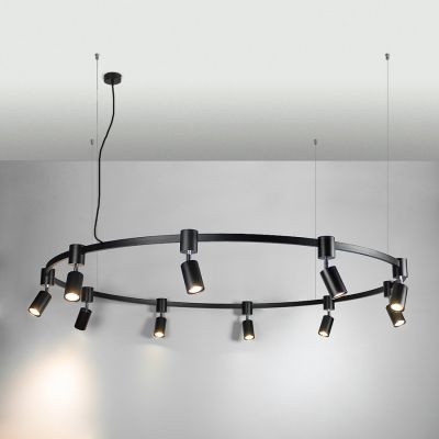 Suspension lamp Twist black