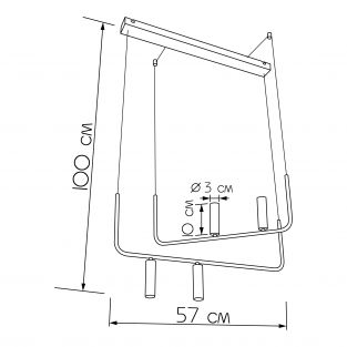 Suspension lamp Swing