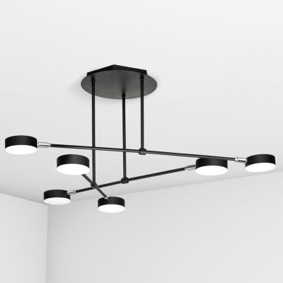 Suspension lamp Reflectors black