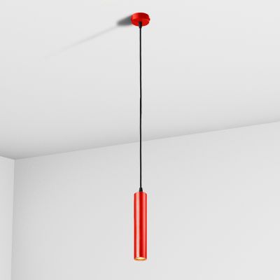 Suspension lamp Accent red / black
