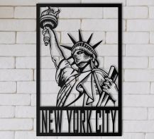 Art-panel dekoracyjny New York Imperium Light 5540350.05.05 czarny