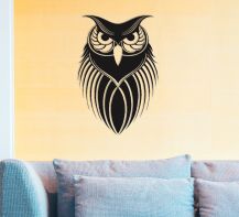 Art panel decorative Owl Imperium Light Owl 5550150.05.05 black