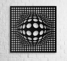 Art-panel dekoracyjny Sphere Imperium Light Sphere 5520450.05.05 czarny