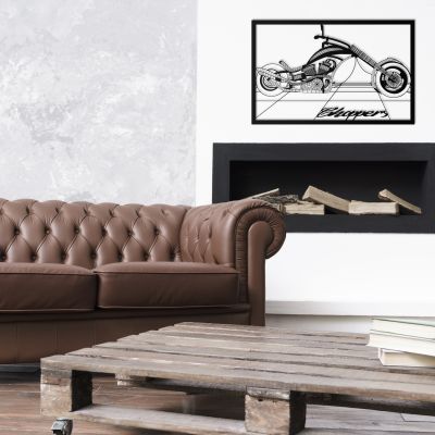 Art panel decorative Motorbike