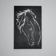 Art panel decorative Horse