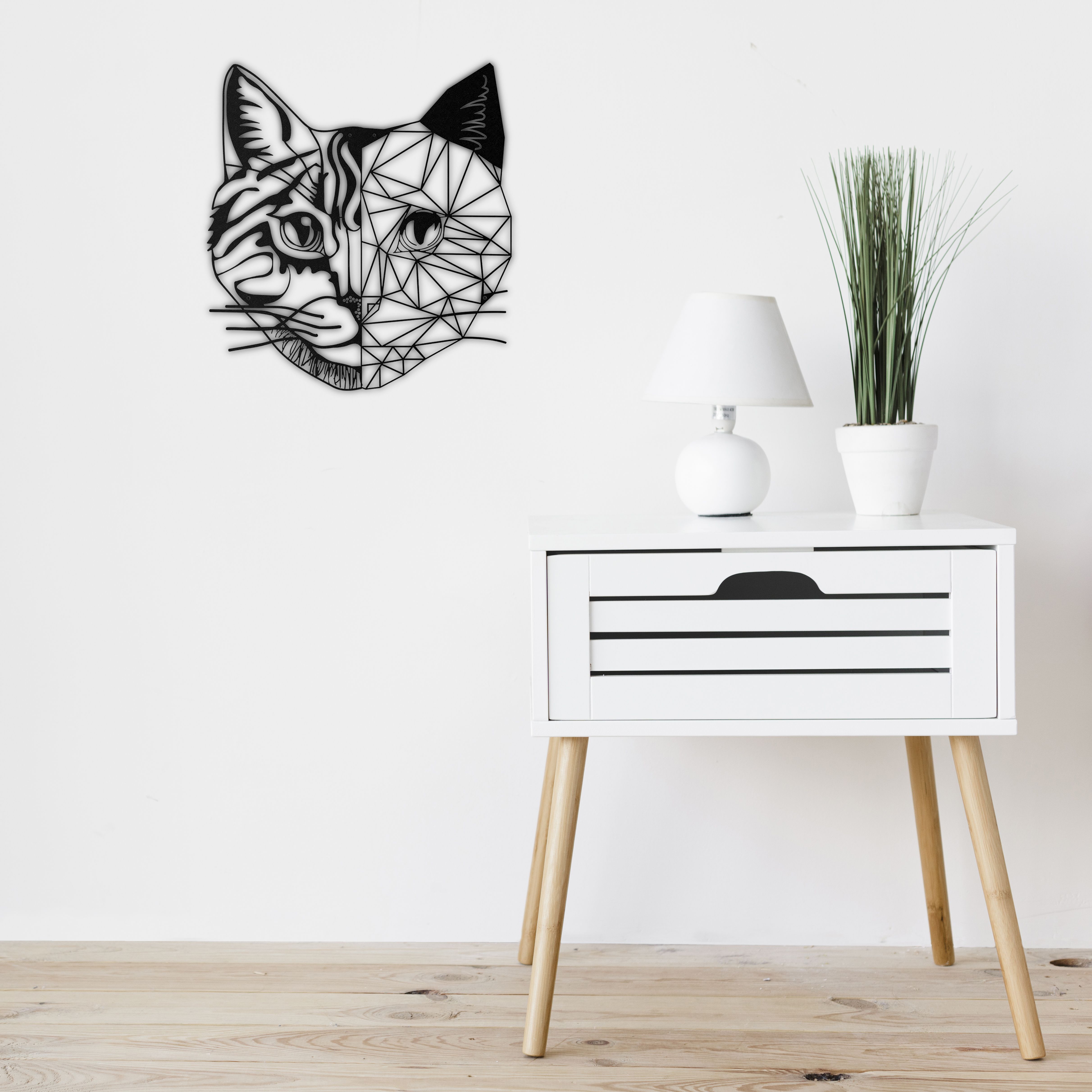 Art-panel dekoracyjny Cheshire Cat Imperium Light 5550870.05.05 czarny