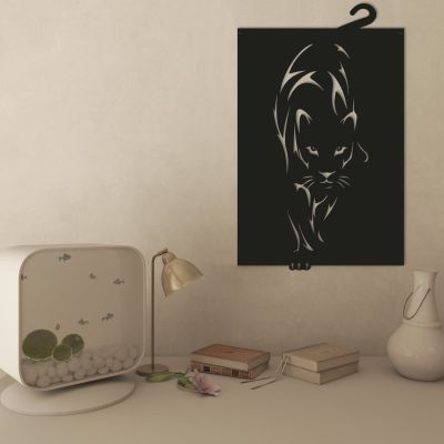 Art-panel dekoracyjny Panther Imperium Light 5551050.05.05 czarny