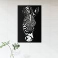 Арт-панель декоративна Zebra