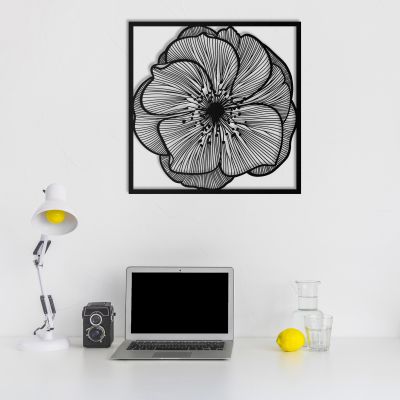 Art panel decorative Flower Imperium Light Flower 5560290.05.05 black
