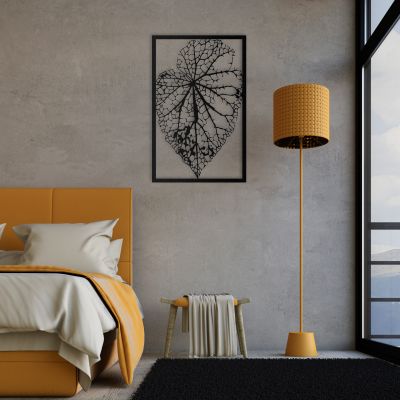 Art panel decorative Autumn Leaf Imperium Light Autumn Leaf 5560870.05.05 black