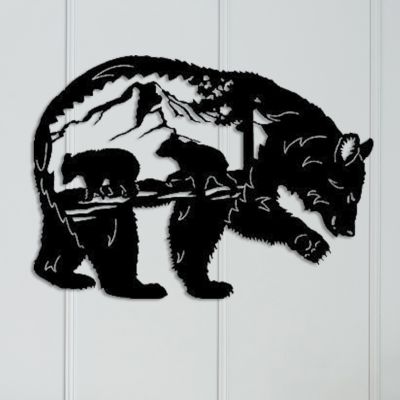 Art panel decorative Bear-1