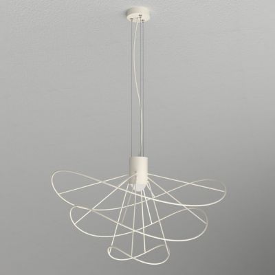 Suspension lamp Mobius white
