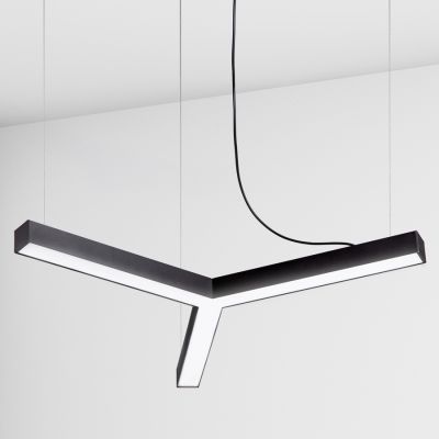 Suspension lamp Triada black