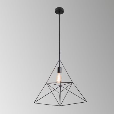 Suspension lamp Seattle black