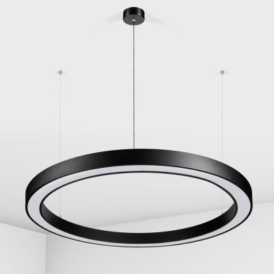 Suspension lamp Wheel black
