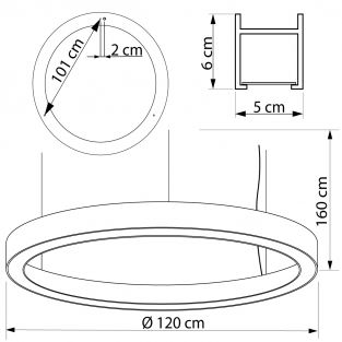 Suspension lamp Wheel