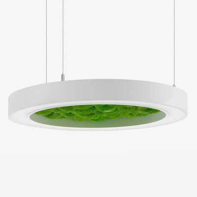 Люстра Wheel with Bun Moss білий / lime