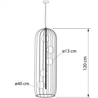 Suspension lamp Corsica