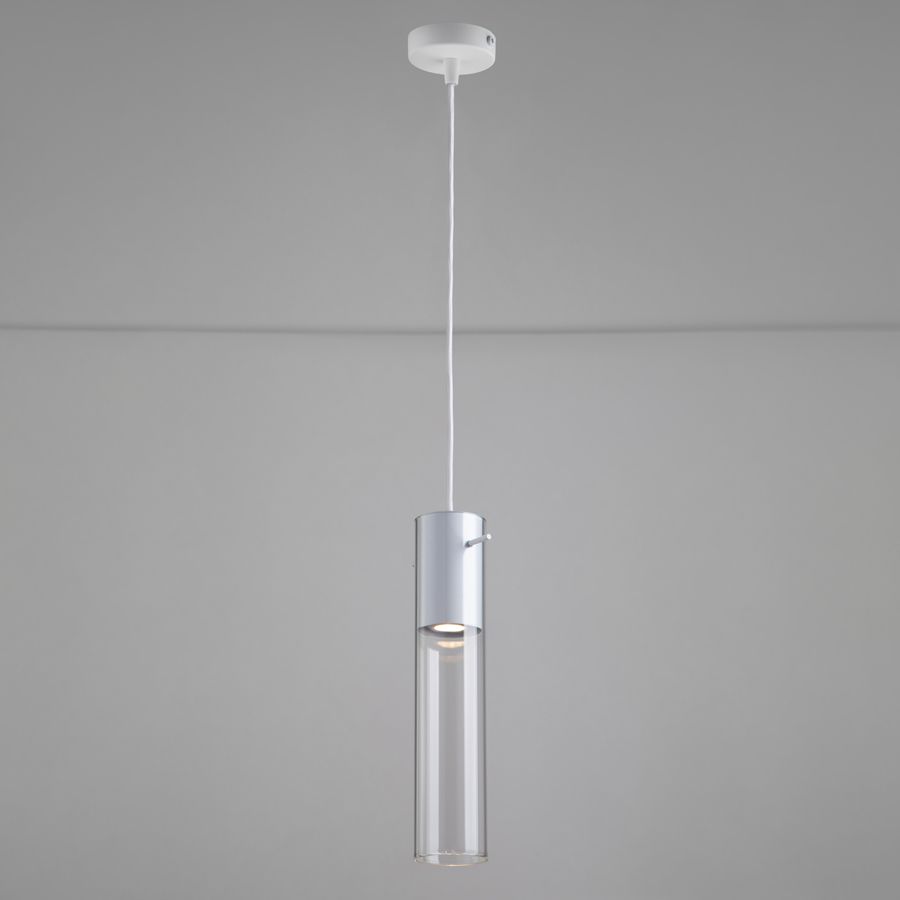 Suspension lamp Glass white