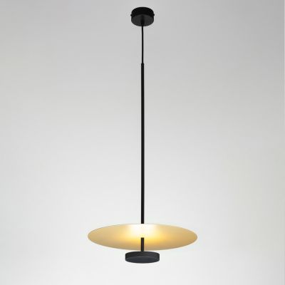Suspension lamp Toledo black / gold