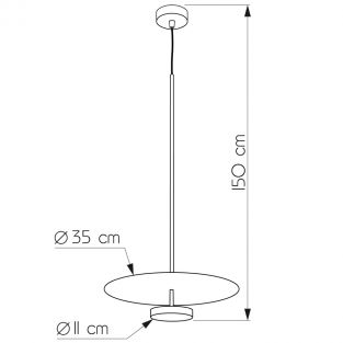 Suspension lamp Toledo