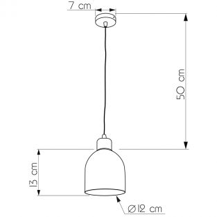 Suspension lamp Belo