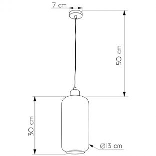Suspension lamp Vase