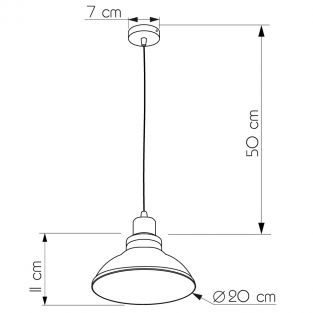 Suspension lamp Oost