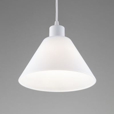Suspension lamp Adelaide white / white