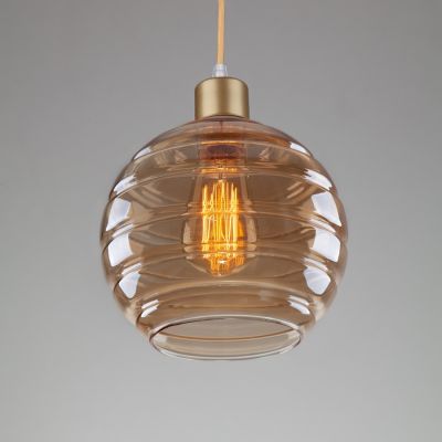 Люстра Glass Beehive Imperium Light золото / медовый