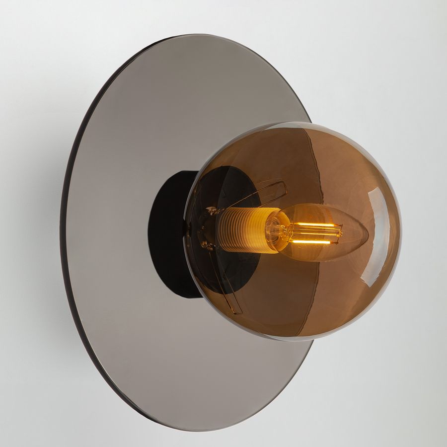 Wall Sconce Melchior Imperium Light brown / black smoke