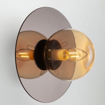 Wall Sconce Melchior Imperium Light dark mirror / brown