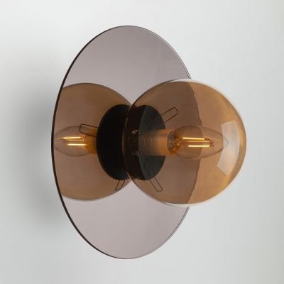 Wall Sconce Melchior Imperium Light dark mirror / black smoke