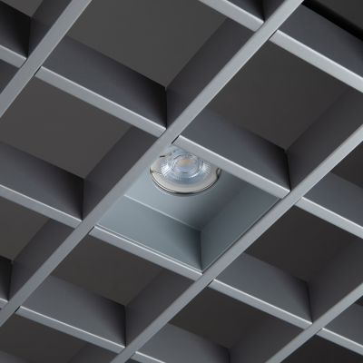 Spotlight Griliato 100 mm grey RAL 9006