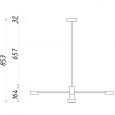 Suspension lamp Antenna
