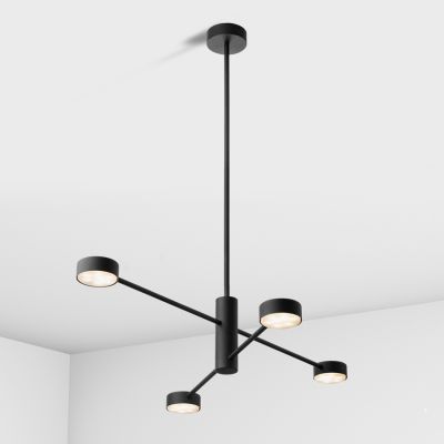 Suspension lamp Antenna black