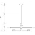 Suspension lamp Antenna