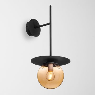 Wall Sconce Penta Imperium Light black / black smoke