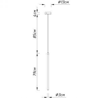 Suspension lamp Tano