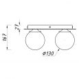 Ceiling lamp Square