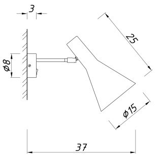 Wall Sconce Rosalen