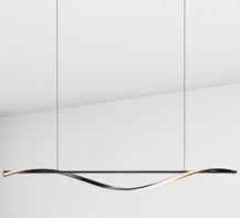 Suspension lamp Helix black