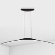 Suspension lamp Curved