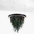 Suspension lamp Wheel with Flat Moss