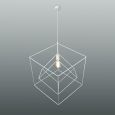 Suspension lamp In cube