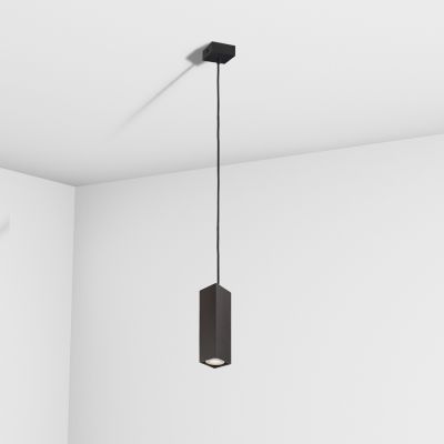 Suspension lamp Submarine black