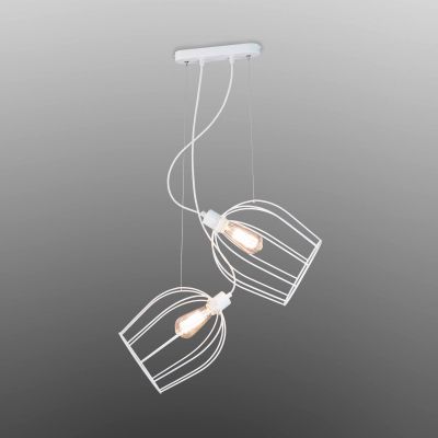 Suspension lamp Bellflower white